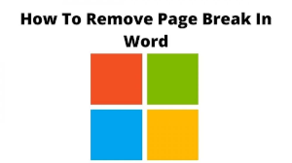 How to remove a page break in Word