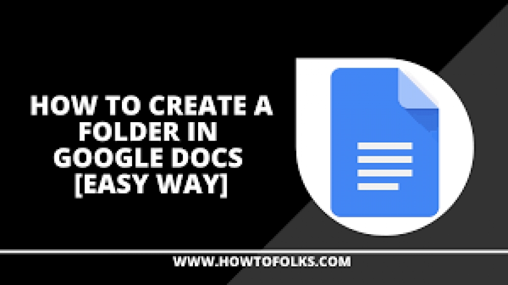 How to create a folder in Google Docs
